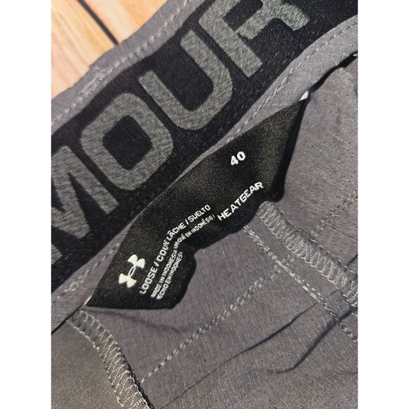 Under Armour Mens HeatGear Loose Fit Gray Golf Pants 40 x 25.5 - Picture 4 of 7